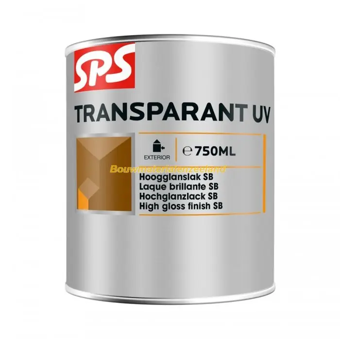 SPS Transparant UV noten 9212 bu blik 750 ml