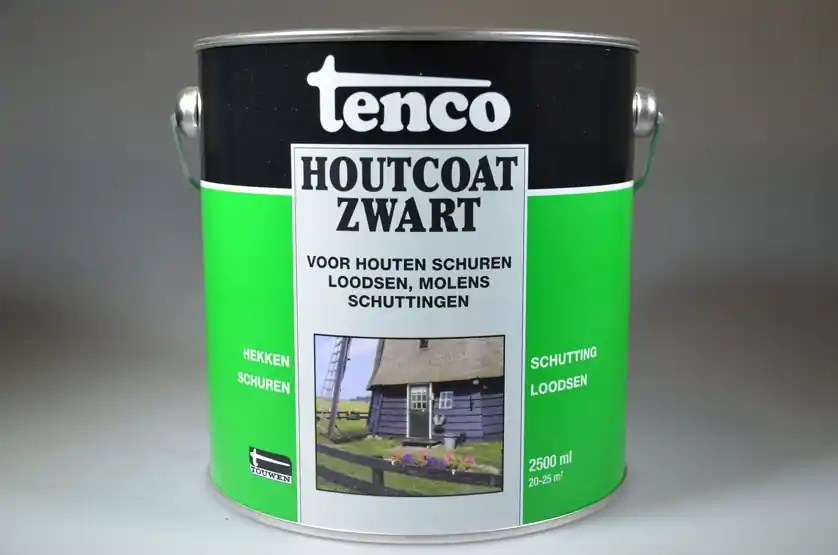 TENCO HOUTCOAT ZWART 2.5L.