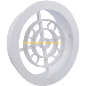 Ventilatierooster diam. 100mm wit