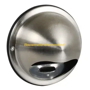 Buitenrooster bol model diam. 100mm, RVS, met gaas