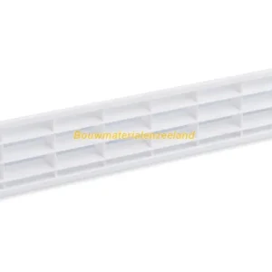 Plintrooster 458x75mm wit
