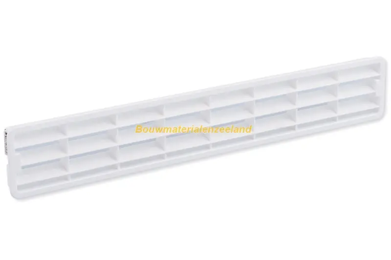 Plintrooster 458x75mm wit