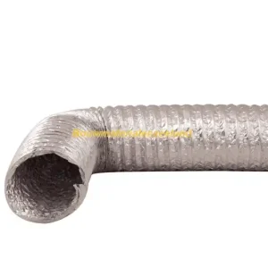 Flex.aluminium afvoerslang diam. 127mm 3,0mtr