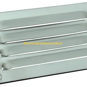 Aluminium schoepenrooster 180x90mm
