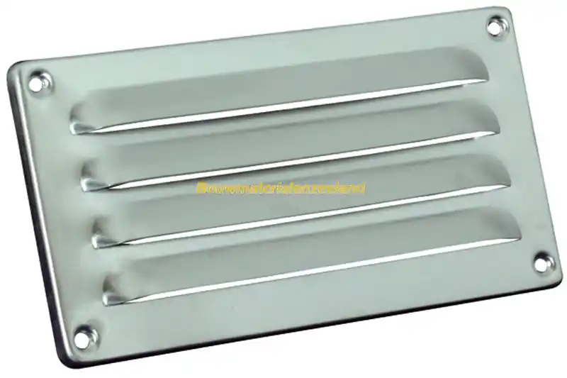 Aluminium schoepenrooster 180x90mm