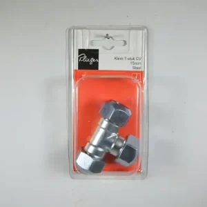 Klem-cv t-stuk 15x15x15mm Plieger label rd