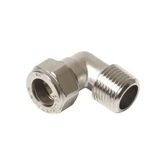 Nikkel knelknie ldr 1/2 inch bux15con Plieger label rd 1st (GASTEC/KIWA)