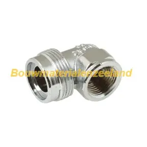 Chroom comf aansl nippel hks 3/8 inch Plieger label gl (GASTEC)