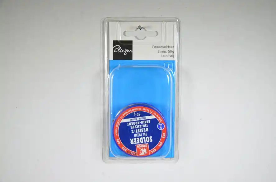 Zilverzachtsold.2mm spoel=50gr Plieger label bl