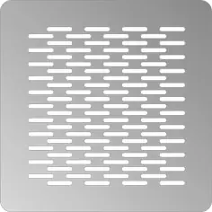 Rvs design deksel bi 150x150mm Plieger-miro click bu175x175mm