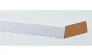 Koplat MDF gegr. schuin 12x45mm, 488cm.
