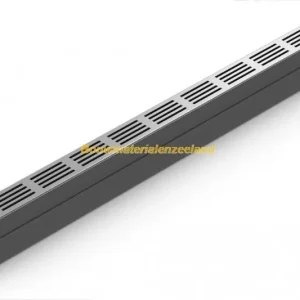 ACO SlimLine gootsysteem B=63mm L=1000mm H=100mm Incl. aluminium designrooster