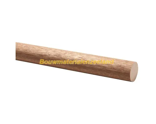 Hardhout ronde stok diam 45 mm L= 3350 mm
