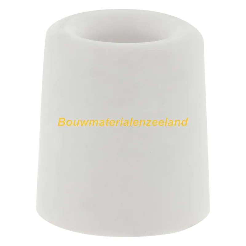 Deurbuffer rubber wit 50 mm.