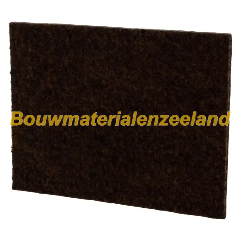 Sx vilt zelfklevend 75x100mm bruin