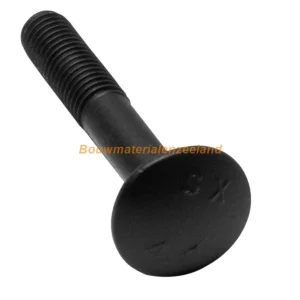 QlinQ Blackline slotbout DIN603/555 M8x 60 zwart gecoat