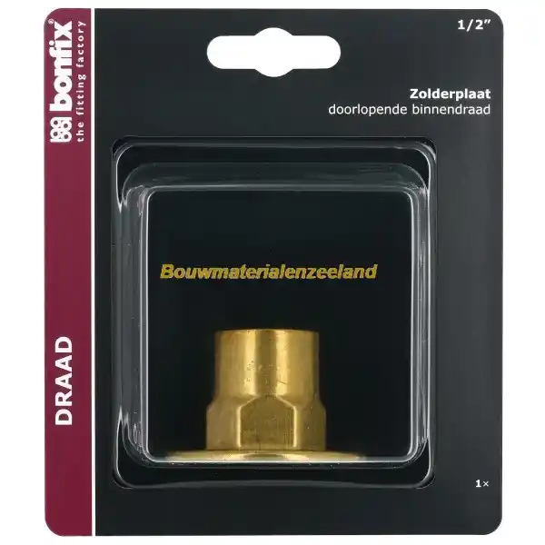 BONFIX Blister Zolderplaat 1/2 inch binnen draad