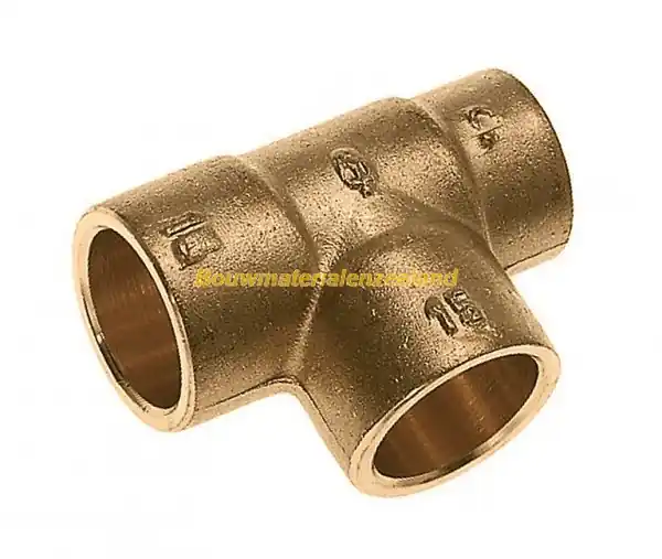 BONFIX soldeer verloop T-stuk 15 x 12 x 15