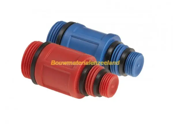 BONFIX afsluitplug rood + blauw