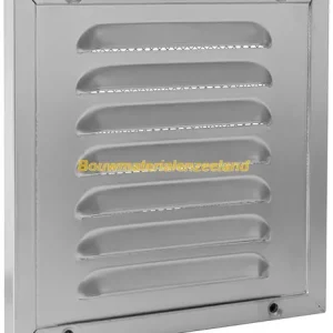 Kaderrooster 150x150mm aluminium RAL 9006