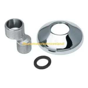 BONFIX S-koppeling 1/2"x 3/8" + rozet + ring