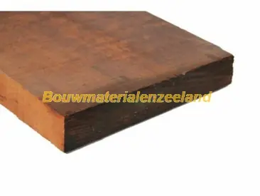 Merantie ruw 26x310 mm. 245 cm. Lang