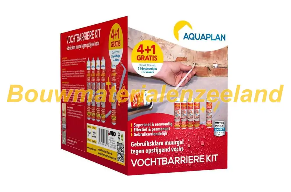 Vochtbarriere kit 4+1