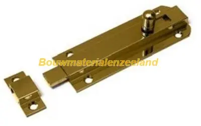 Profielschuif vlak 25x60mm messing