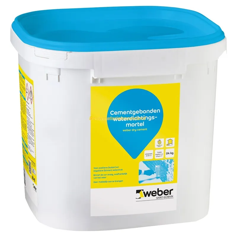 Weber Dry cemseal topflex cementgebonden waterdichtingsmortel
