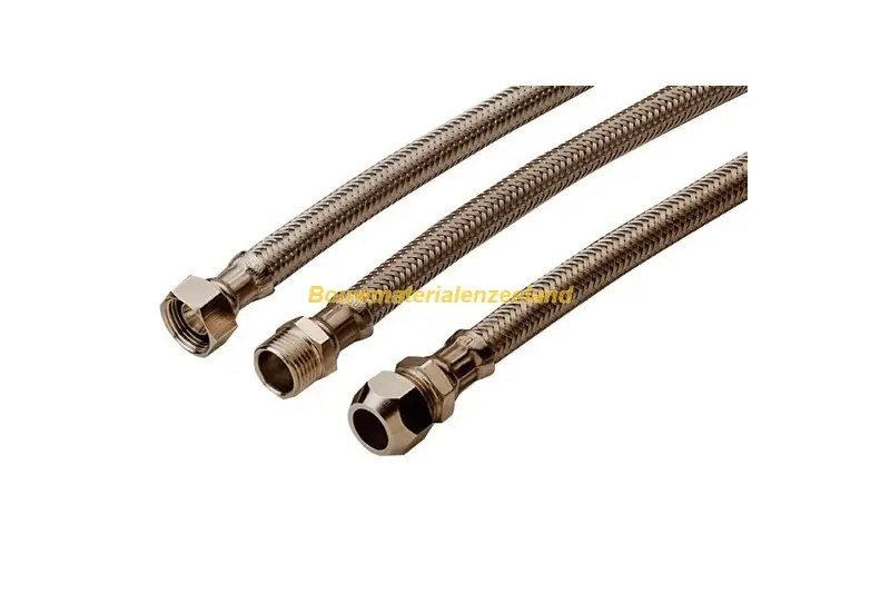 BONFIX Blister RVS Flexibele slang 20 cm 10 mm x 15 mm knel
