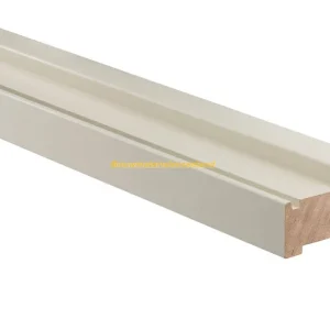 Geprofileerd kozijnhout bovendorpel WIT 66X110 lang 235 cm hardhout profiel A+
