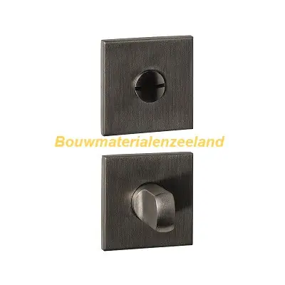 WC-sluiting verdekt 53x53x6mm met stift 6-8mm PVD antraciet