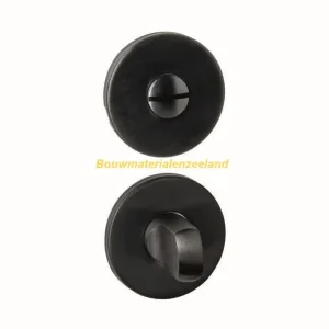 WC-sluiting verdekt ?52x6mm met stift 6-8mm PVD zwart