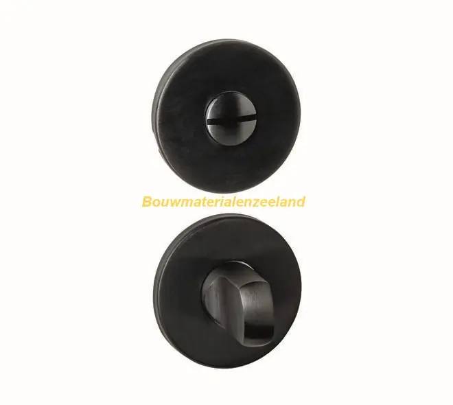 WC-sluiting verdekt ?52x6mm met stift 6-8mm PVD zwart