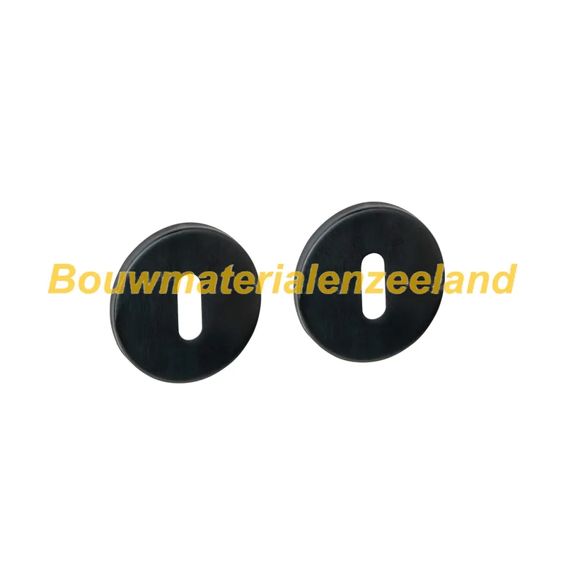 Sleutelrozetten verdekt ?52x6mm PVD zwart