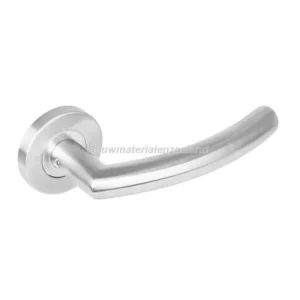 Deurkruk Half rond/90? op rozet verdekt ?53x8mm met nokken EN1906/4 rvs