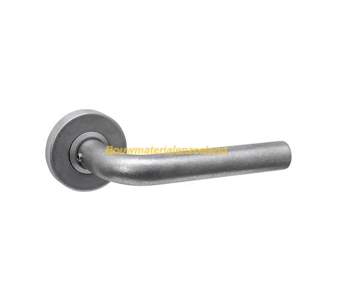 Deurkruk Luzern op rozet verdekt ?53x10mm rvs getrommeld