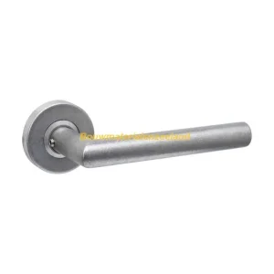 Deurkruk Jura op rozet verdekt ?53x10mm rvs getrommeld
