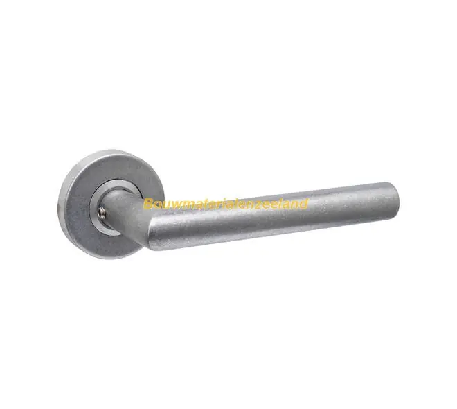 Deurkruk Jura op rozet verdekt ?53x10mm rvs getrommeld
