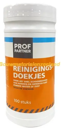 ProfPartner Reinigingsdoekjes bus 100 stuks