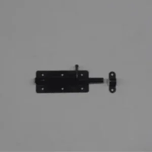 Hangslot grendel zwart 100x80mm