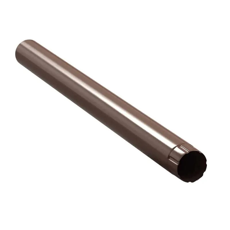 BILKA MAT Verlengstuk regenpijp | 90mm | 1 m | RAL 8017 Chocoladebruin | Tweezijdig mat gecoat