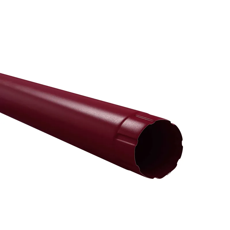 BILKA GLOSSY Regenpijp | 90mm | 3 m | RAL 3005 Wijnrood | Tweezijdig glossy gecoat