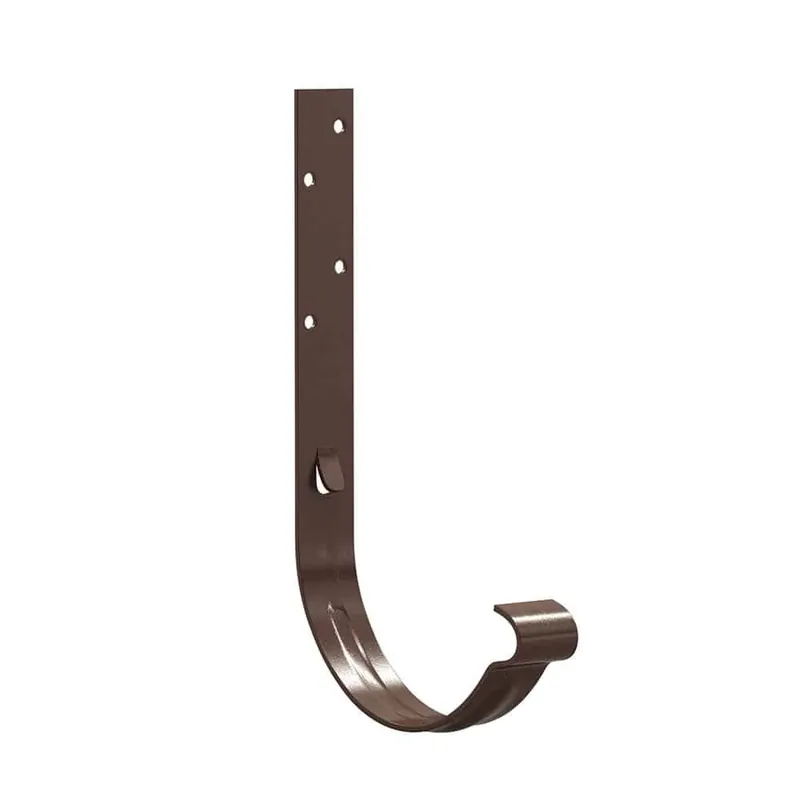 BILKA MAT Goothaak 160mm | 125mm | RAL 9005 Matzwart | Tweezijdig mat gecoat