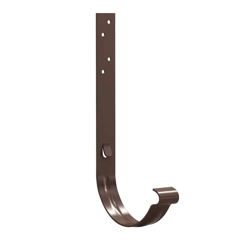 BILKA MAT Goothaak 210mm | 150mm | RAL 9005 Matzwart  Tweezijdig mat gecoat