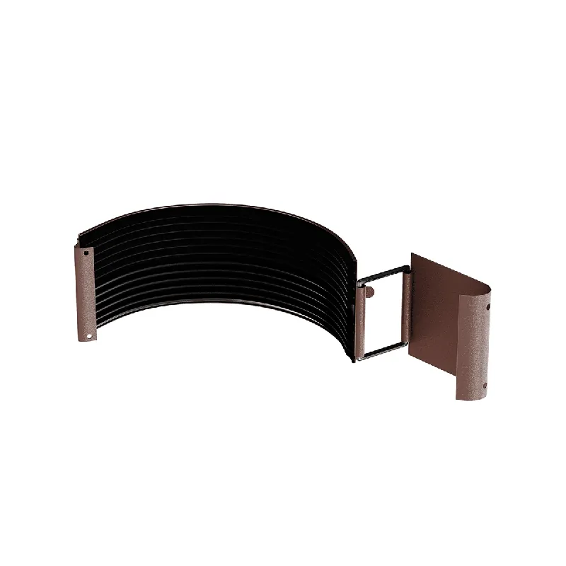 BILKA MAT Gootverbinding | 150mm | RAL 8017 Chocoladebruin | Tweezijdig mat gecoat
