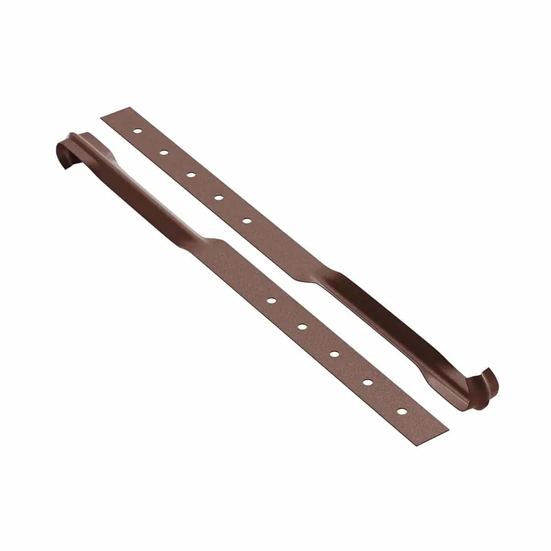 BILKA MAT Gootflens | 150mm | RAL 8017 Chocoladebruin | Tweezijdig mat gecoat