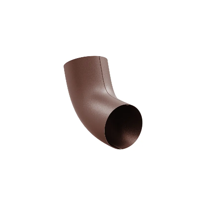 BILKA MAT Bocht 60gr | 100mm | RAL 8017 Chocoladebruin | Tweezijdig mat gecoat
