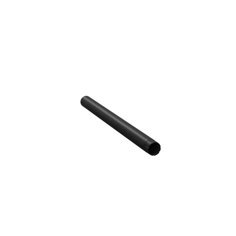 BILKA MAT Verlengstuk regenpijp | 90mm | 1 m | RAL 9005 Matzwart | Tweezijdig mat gecoat