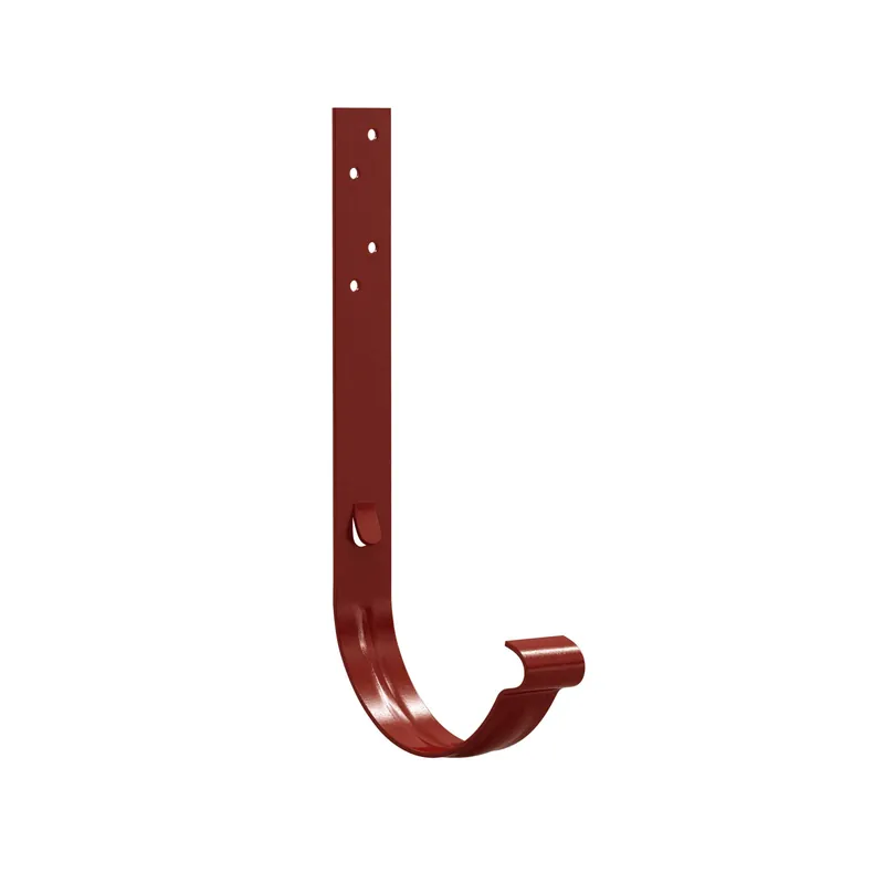 BILKA GLOSSY Goothaak 210mm | 150mm | RAL 3009 Roestrood | Tweezijdig glossy gecoat